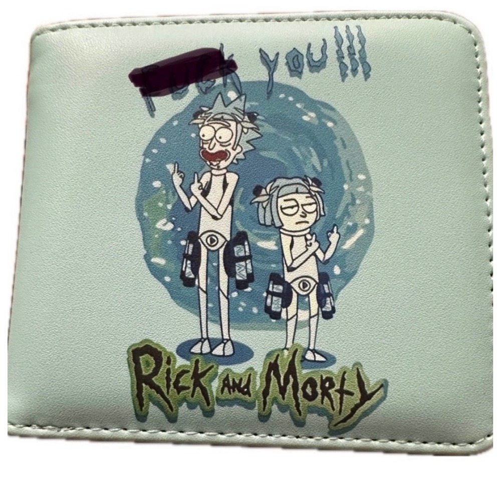 Rick and‎ Morty PU Faux Leather Wallet
Bifold, Adult Swim